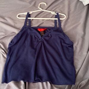 cute blue bottom tank
